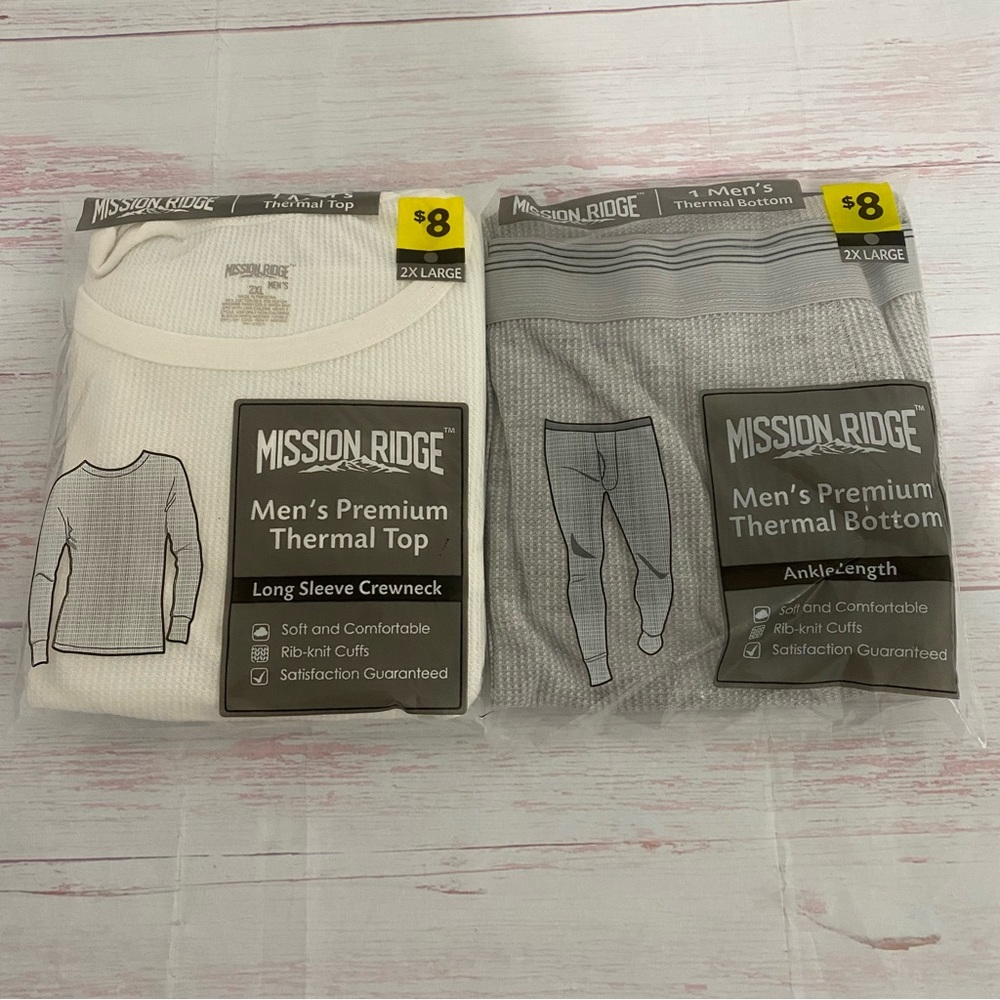 Mens Thermal Top & Bottom Underwear sz 2XL - New